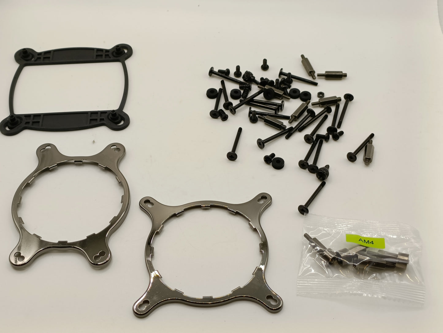 Assorted CPU brackets and Screws