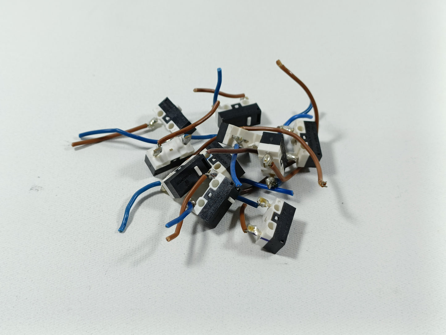 Micro limit switch 10pcs (Recycled)