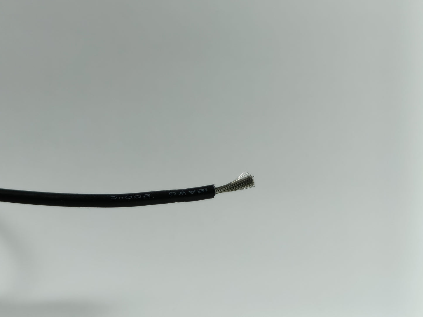 18 AWG Silicone cable (Black)